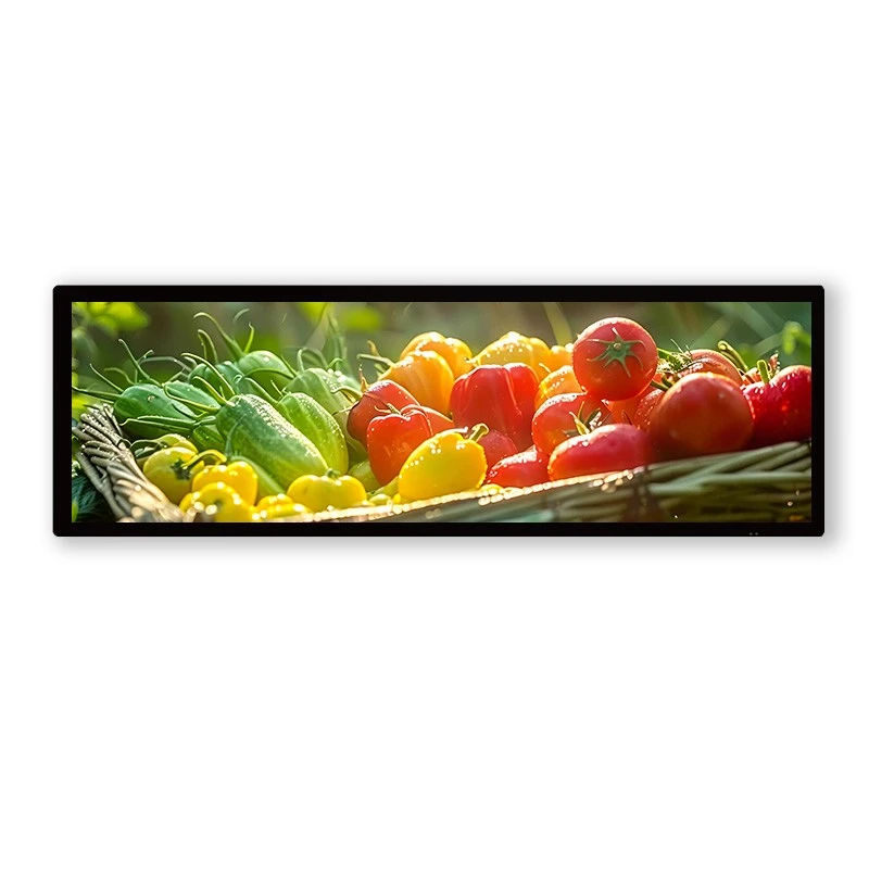 28 .6 Layar Wajah Ganda Tampilan LCD Bar Inci