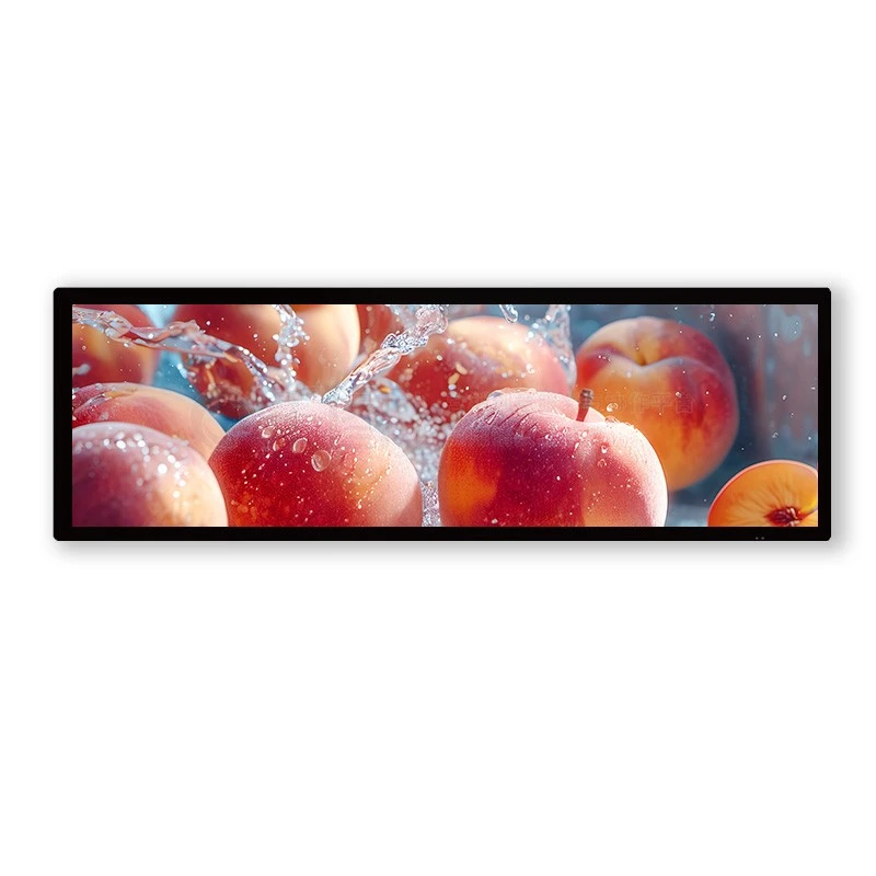Layar Wajah Ganda Tampilan LCD Bar 35,5 Inci