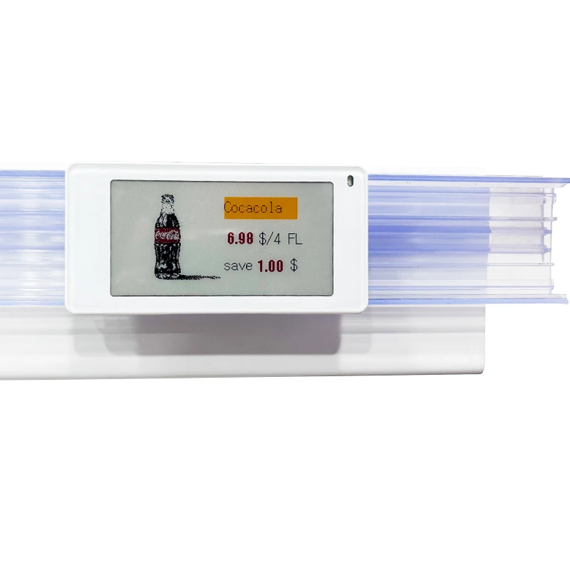 Saluran Ekstrusi Tag Harga Elektronik 2,6 Inci