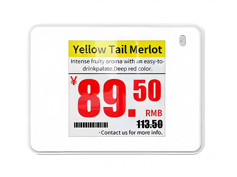 1,54 Inci Tag Harga Elektronik Petang Warna
