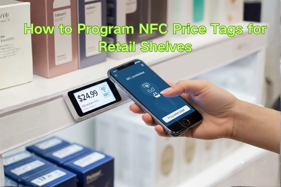 Cara Program Tag Harga NFC antuk Rak Ritel