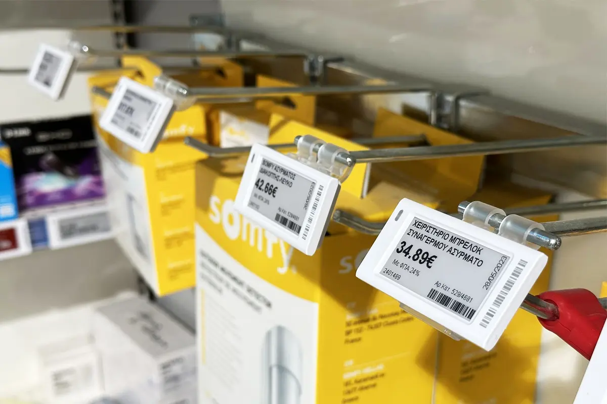 12 Kasus Penggunaan Label Rak Elektronik Sane Nglintangin Pembaruan Harga