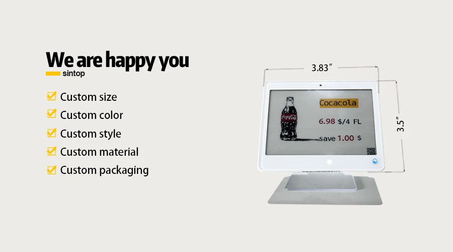 4.2 Inch Electronic Acrylic Holder 4.2 Inch Electronic Acrylic Holder